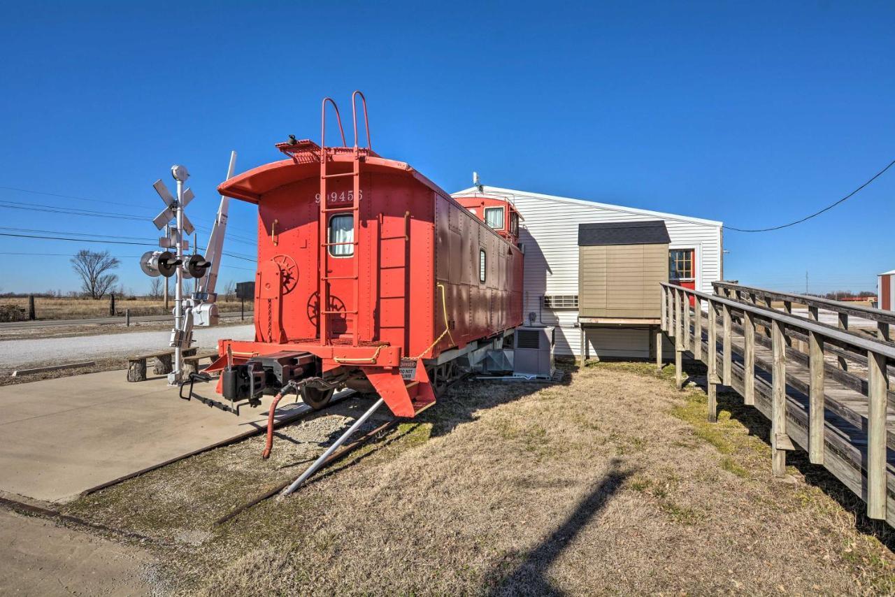 Unique Joplin Gem Converted Train Car Studio Kültér fotó